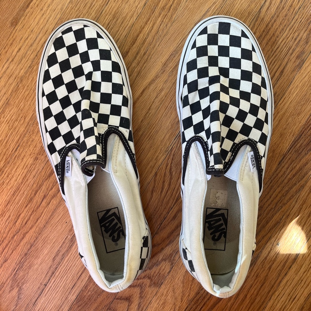 Men’s Black and White Checkered Vans